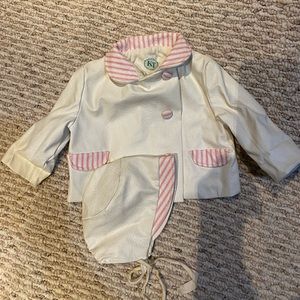 Vintage 60’s Canadian made Kiddie Togs Coat and Hat set
